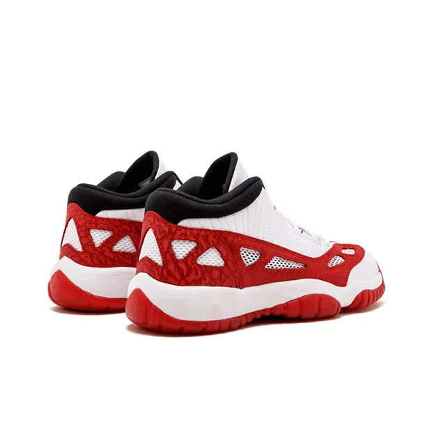 Jordan 11 Retro Low IE White Gym Red GS-3