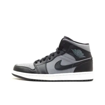 Jordan Air Jordan 1 Mid 'cool Grey' Cushioning Anti Slip And Wear Resistant Mid Top Vintage Basketball Shoes Men's Gray
