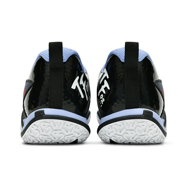 LiNing II LITE Comfortable Breathable Low Top Badminton Shoes Unisex Black White-3