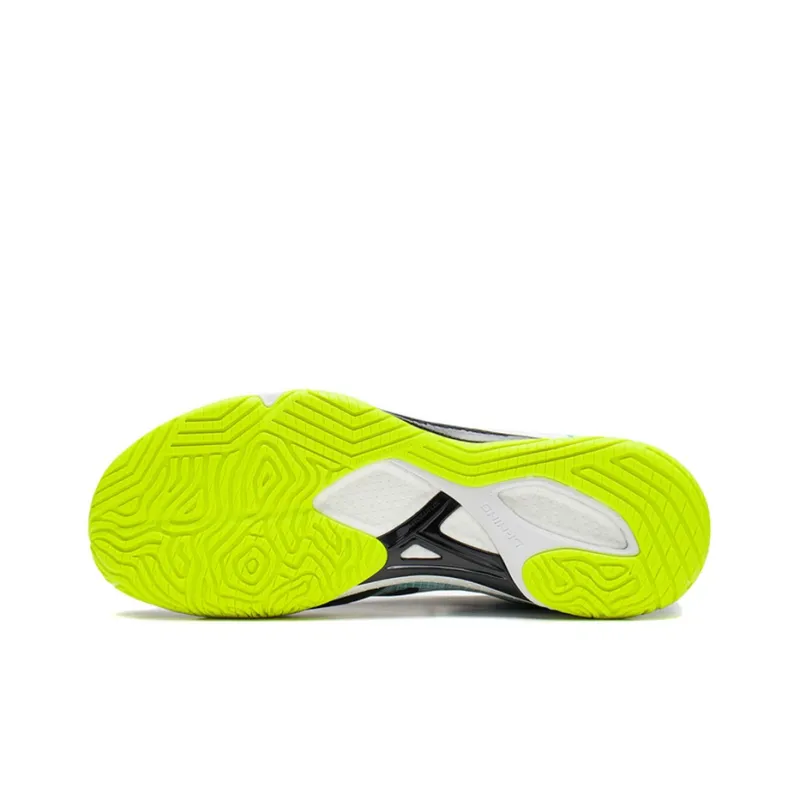 LINING Falcon 5 Badminton Shoes Unisex Low Top Black/Stone Teal-5