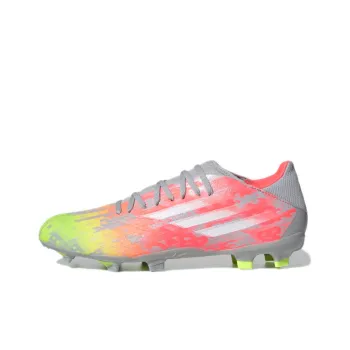 Adidas X Speedflow 3 Firm Ground Boots Abrasion Resistant Slip Resistant Soccer Shoes Men's Gray Red