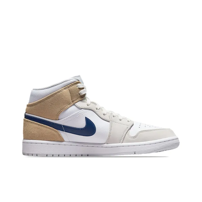 Jordan 1 Mid Tan Suede-1