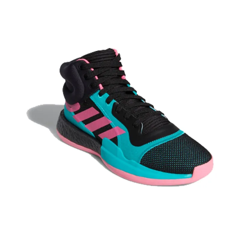 Adidas Marquee Boost 'Black Shock Pink Aqua'-2