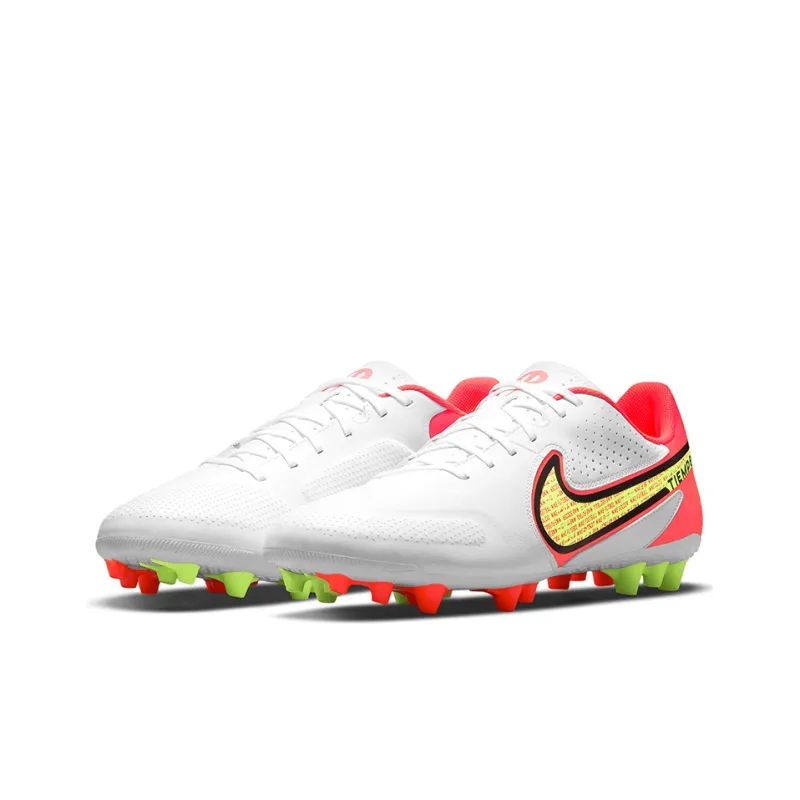 Nike Legend 9 Academy AG Artificial Grass 'White Dark Red Yellow'-2