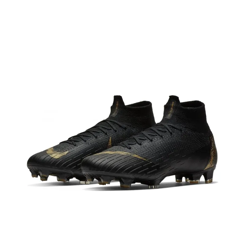 Nike Mercurial Superfly 6 Elite Fg Black Metallic Gold-2