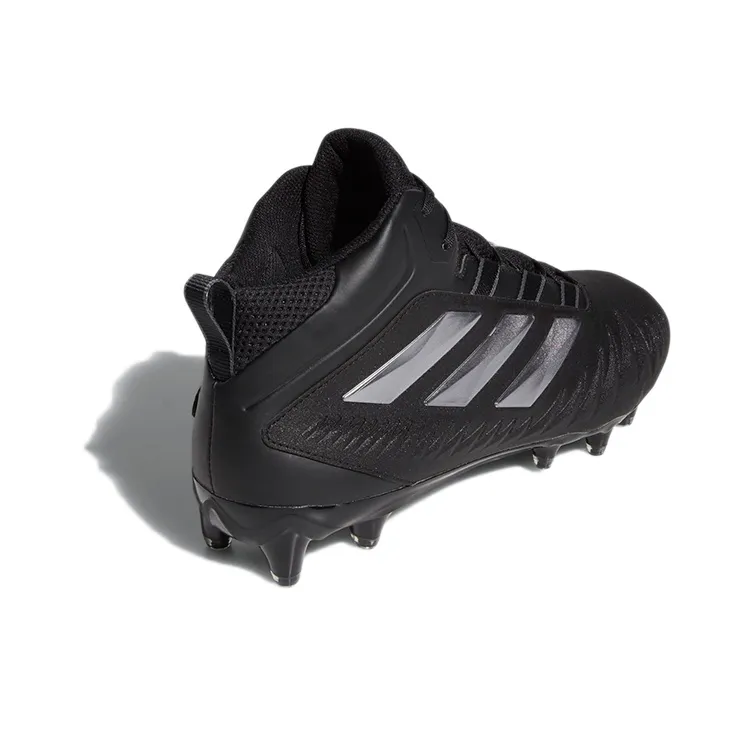 Adidas IC/IN Wear-Resistant Soccer Shoes Men's Black-3