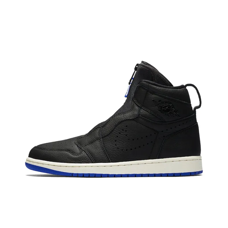 Jordan 1 Retro High Zip Black Hyper Royal-0