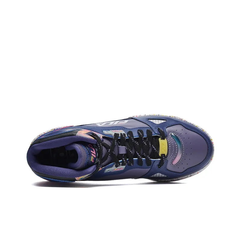FILA FUSION Vintage Basketbal Shoes 'Blue Purple'-4