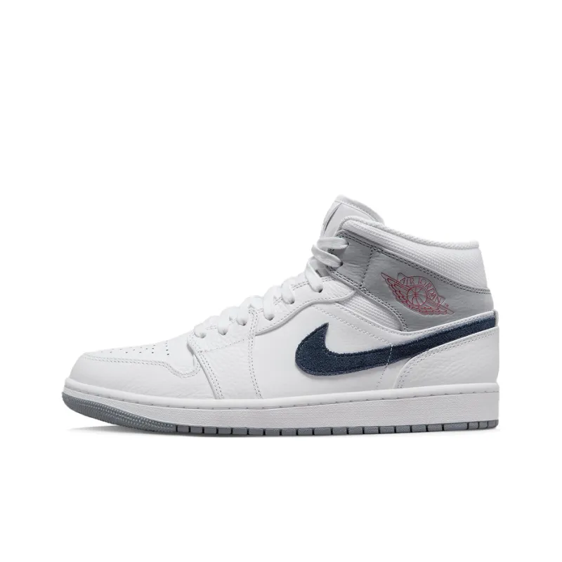 Jordan 1 Mid Paris White-0