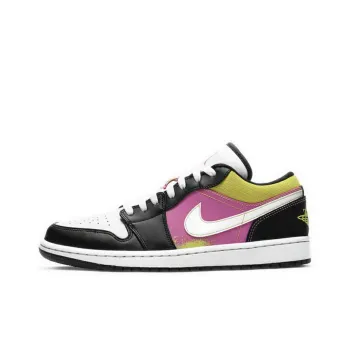 Jordan 1 Low Black Active Fuchsia Cyber