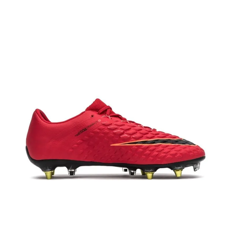 Nike SG Soft Ground Shock Absorbers With Slip Resistant And Abrasion Resistant Properties Soccer Shoes Men's Red Black-1