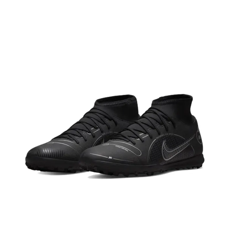 Nike Mercurial Superfly 8 Club TF 'Black Metallic Silver'-2