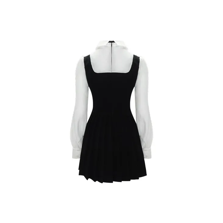 Ladiesfirst Long-Sleeved Dresses Women's Black/White-1