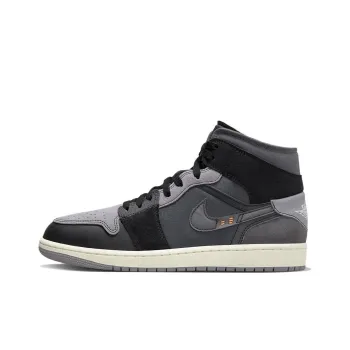 JORDAN 1 Mid Craft Inside Out Black