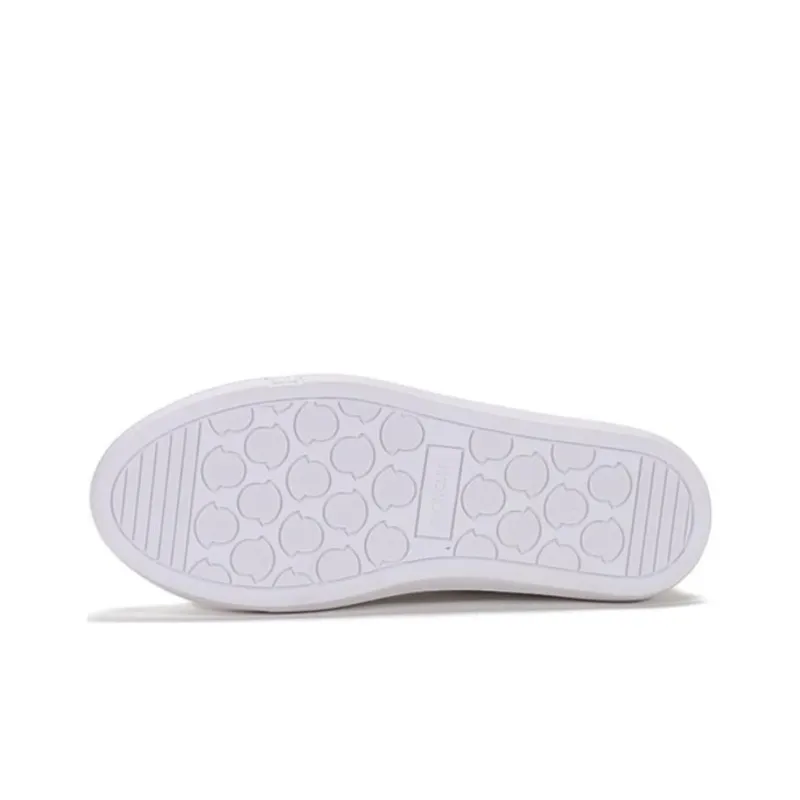 Moncler Women's Alodie Leather Trainers 'White Pink'-5