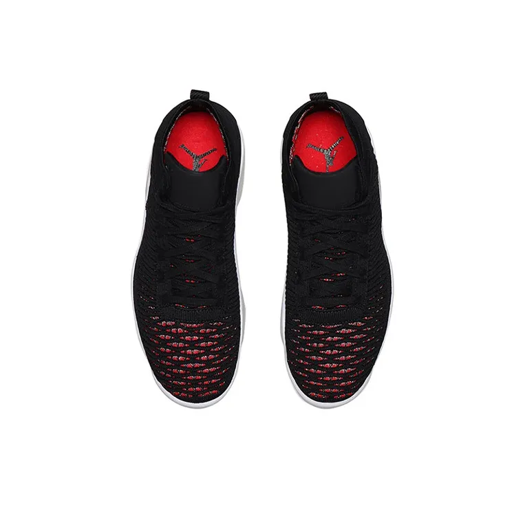 JORDAN Flyknit Elevation 23 Black University Red-3