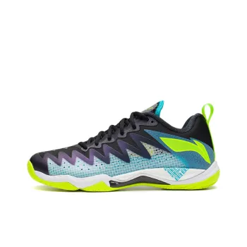 LINING Falcon 5 Badminton Shoes Unisex Low Top Black/Stone Teal