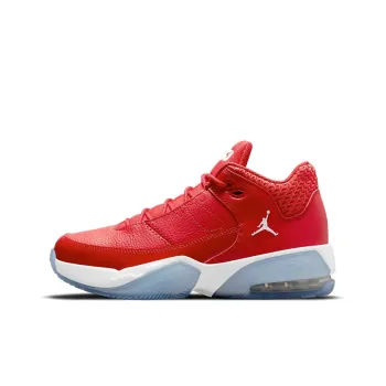 Jordan Max Aura 3 Slip-Resistant Cushioning Wear-Resistant Coverage Mid-Top Vintage Basketball Shoes GS Red