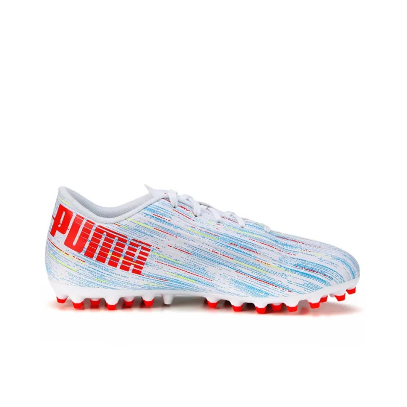 PUMA Ultra 4.2 MG Soccer Shoes Men Low Top White/Red/Blue-1