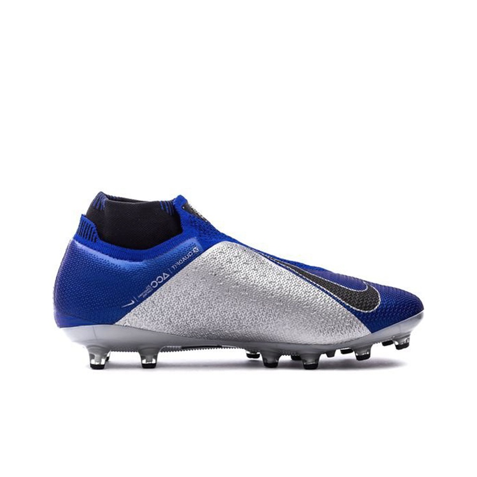 Nike Phantom Vision Elite Df Ag Pro Racer Blue Black Metallic Silver Cheap Rcj Jordan Outlet