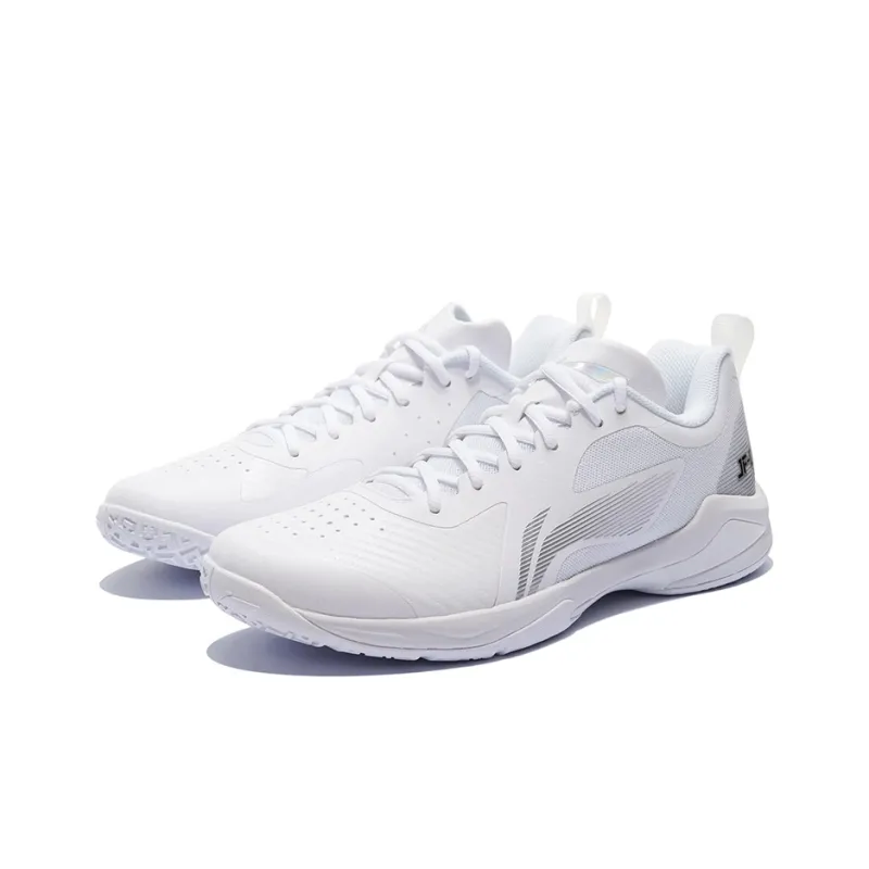 LiNing Sprint SE Cushioned Slip Resistant Abrasion Resistant Breathable Low Top Badminton Shoes Unisex White-2