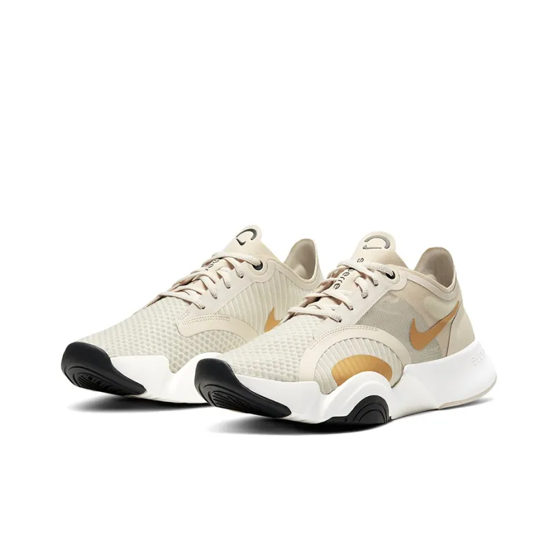 Nike SuperRep Go White/Gold Women's-2