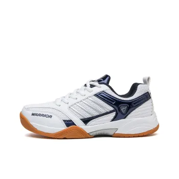 Warrior Cushioning, Slip Resistant, Abrasion Resistant, Lightweight Low Top Training Shoes Unisex Blue White