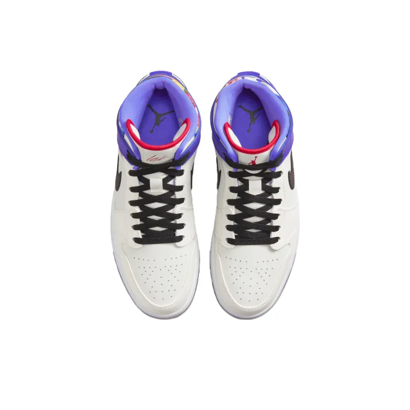 Jordan 1 Mid Se Valentine's Day Flowers-3