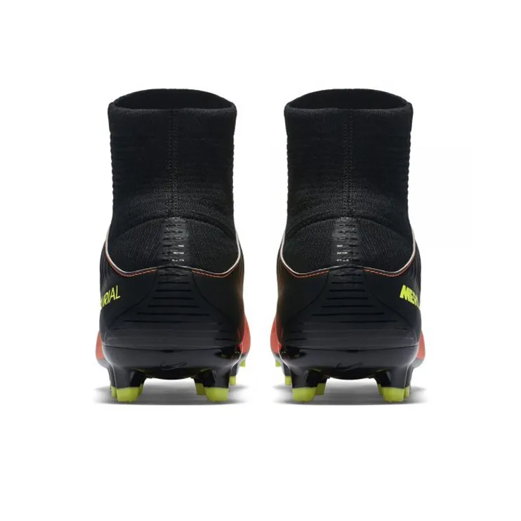 Nike Mercurial Superfly 5 Soccer Shoes Men High Top Orange/Black-4