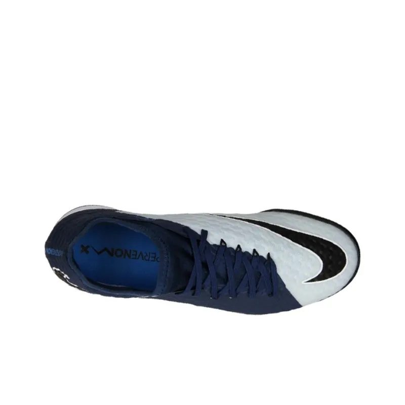 Nike TF Rubber Broken Studs Cushioning, Slip Resistant, And Abrasion Resistant Soccer Shoes Men's Blue White-2