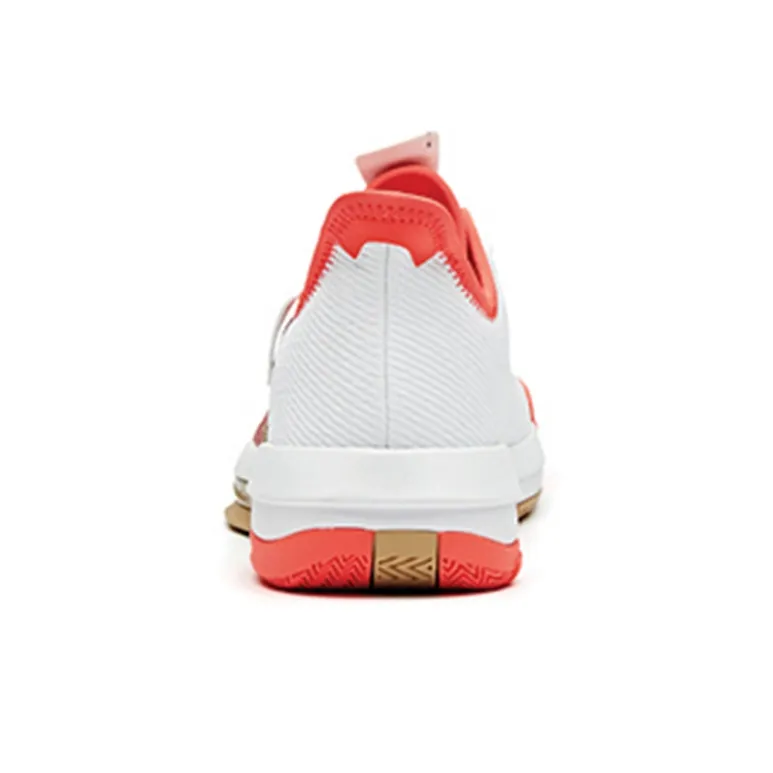 Anta Basketball Collection Laser Low-Top Vintage Basketball Shoes Men's White Red Gold-4