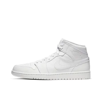 JORDAN 1 Mid Triple White 2020