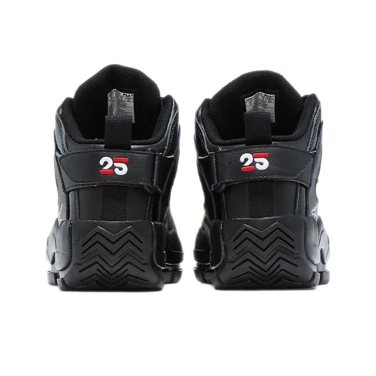 FILA Grant Hill 2 Vintage Basketball Shoes Men High Top Black-2
