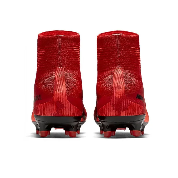 Nike Mercurial Superfly 5 Soccer Shoes Men High Top Red/Black-4