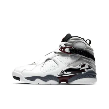 JORDAN 8 Retro White Burgundy Women's