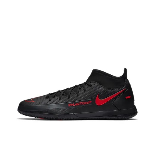 Nike Phantom GT Soccer Shoes Unisex Mid-Top Black/Red