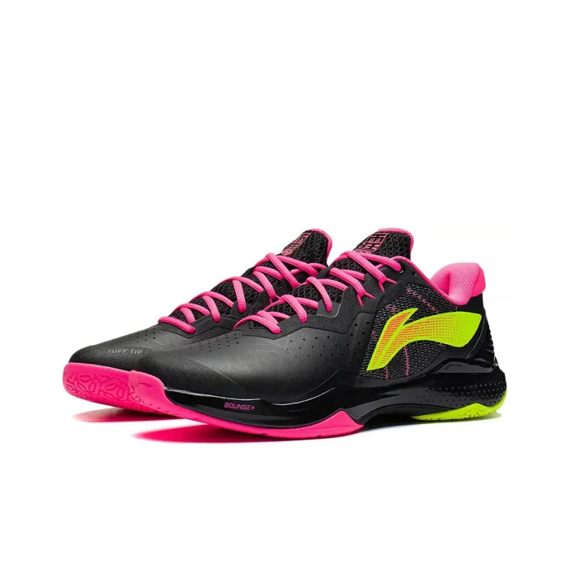 LINING Thunder Badminton Shoes Unisex Low Top Black-2