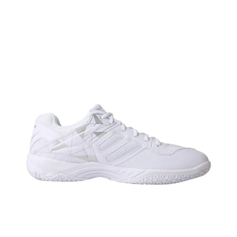 VICTOR Anti Slip And Wear Resistant Breathable Low Top Badminton Shoes Unisex White-1