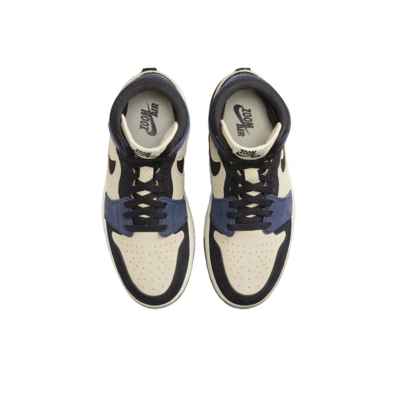 Jordan 1 High Zoom Air Cmft 2 Muslin Blackened Blue Women's-3