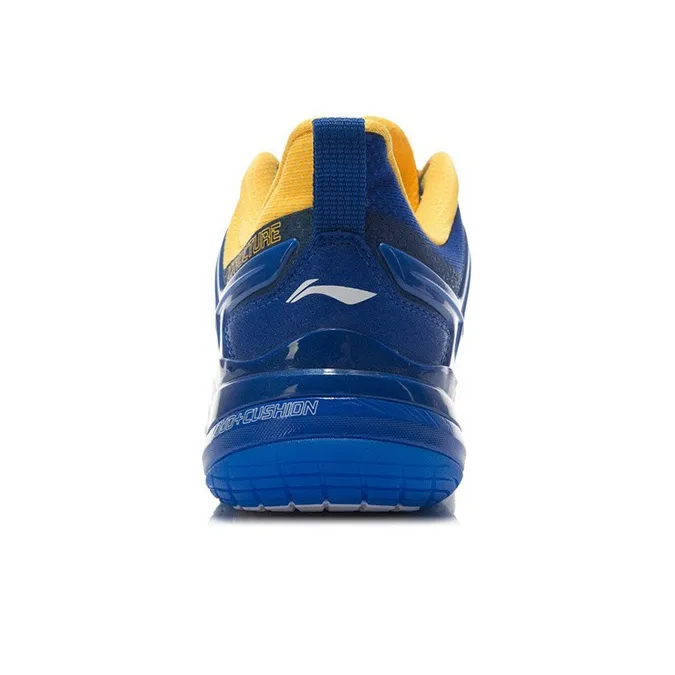 LiNing OP Cushioning, Slip Resistant, Abrasion Resistant Support Low Top Badminton Shoes Men's Blue-3