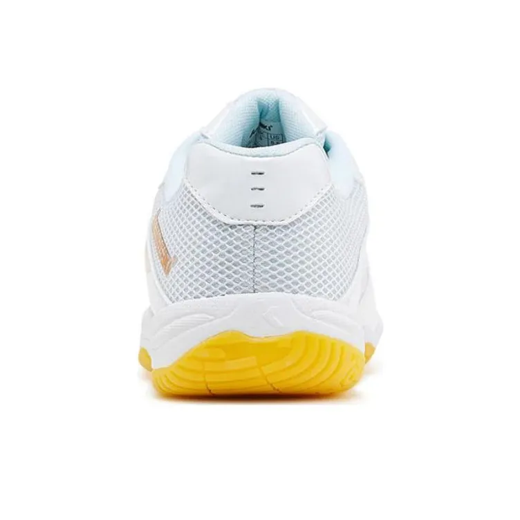 Kawasaki Wind chasing Series Cushioning Breathable Low Top Badminton Shoes Unisex White-3