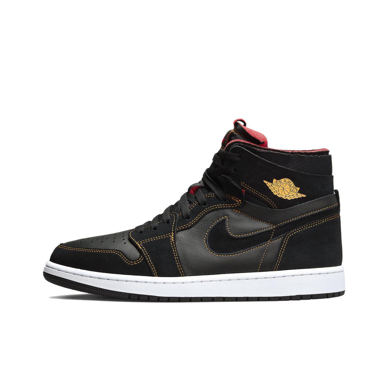 JORDAN 1 Mid Black Particle Grey Gym Red US M 12 - POIZON