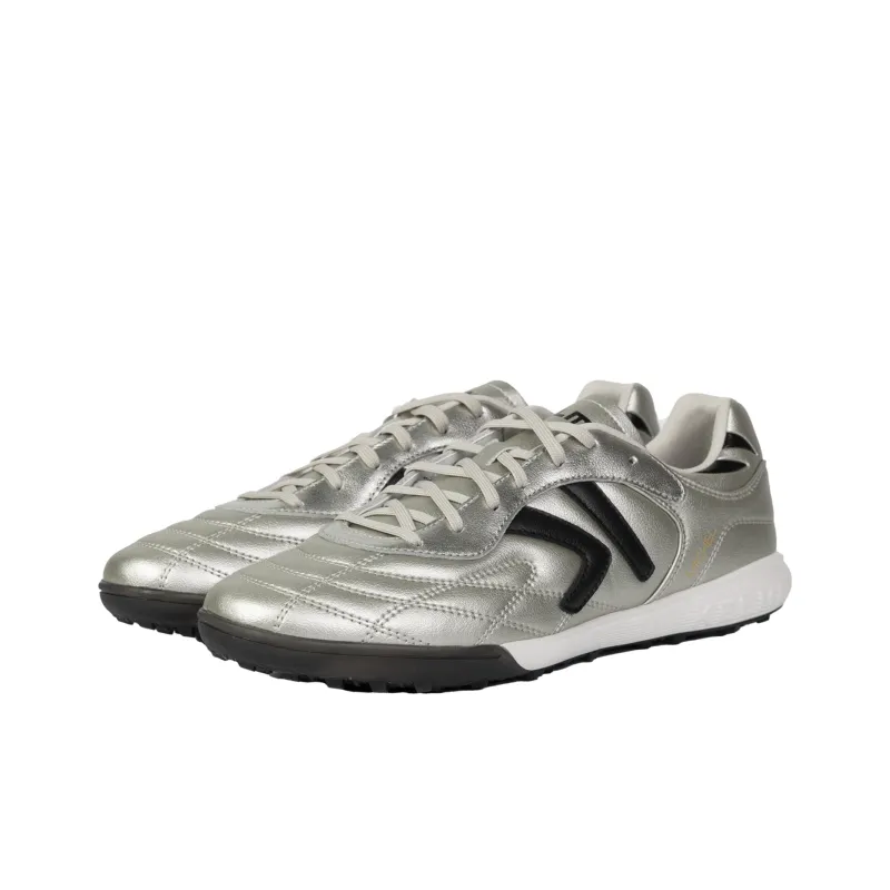 KELME TF Rubber Broken Studs Cushioned Slip Resistant Abrasion Resistant Breathable Soccer Shoes Men's Silver-2