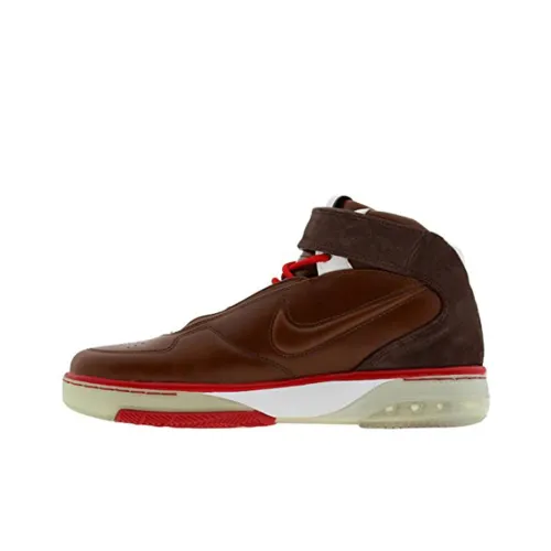 Nike Air Force 25 League Vintage Basketball Shoes Men Mid-Top Brown Red