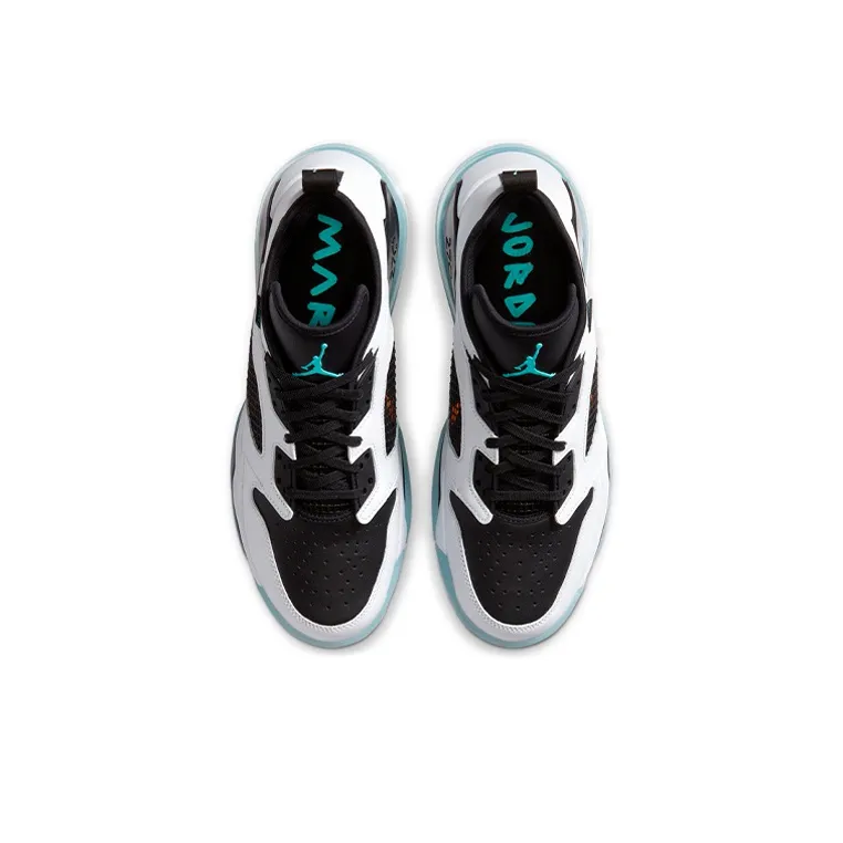 Jordan Mars 270 Low White Black Orange Aqua-3