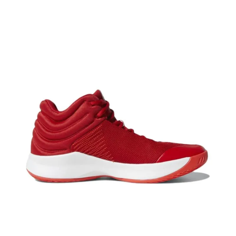 Adidas Pro Spark Wear-Resistant Slip-Resistant Low-Top Vintage Basketball Shoes Men's Red-1