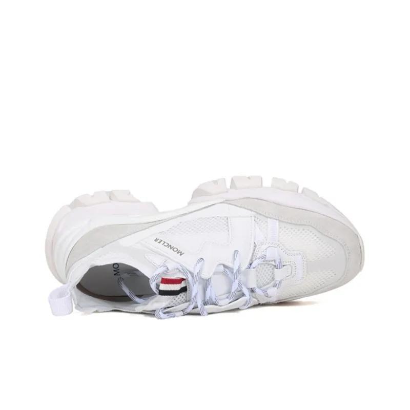 Moncler Breathable Low Top Sports Casual Shoes Men's White-4