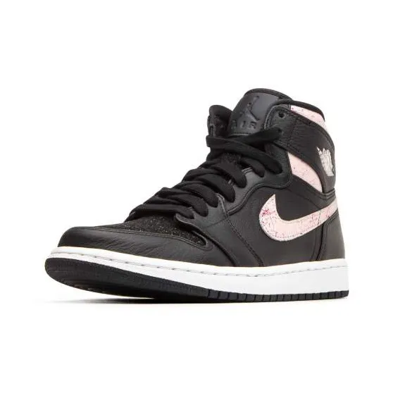 Jordan 1 Retro High Black Silt Red Women's-2