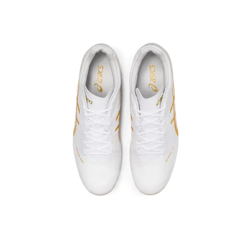 Asics DS LIGHT ACROS 2 DS Light Acros Pro 2 Durable Breathable Soccer Shoes White Gold-4