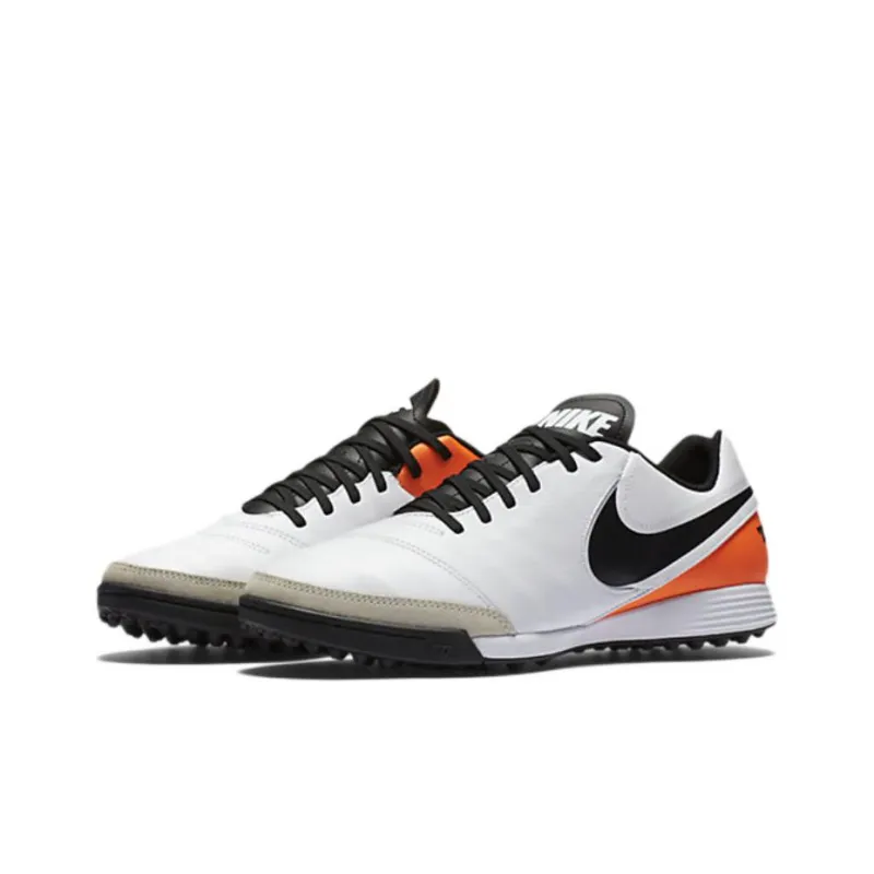 Nike Tiempo Genio Ii Leather Turf 'White Orange Black'-1